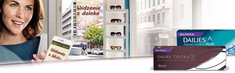 banner promujący progresywne soczewki Dailies